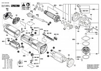 Bosch 3 601 GD0 300 Gws 17-125 S Angle Grinder / Eu Spare Parts